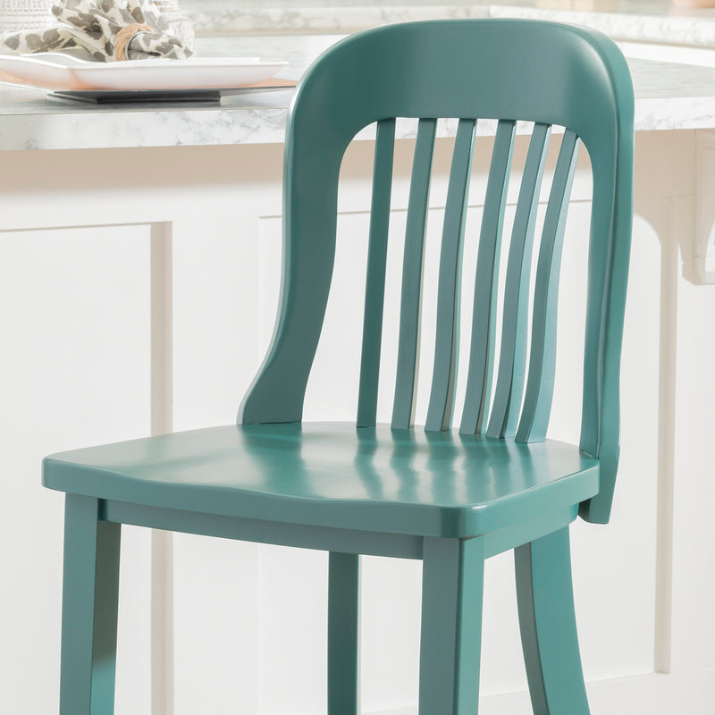 NORMAN GREEN COUNTER STOOL W WOOD SEAT AC109GRN02ASU - price per chair
