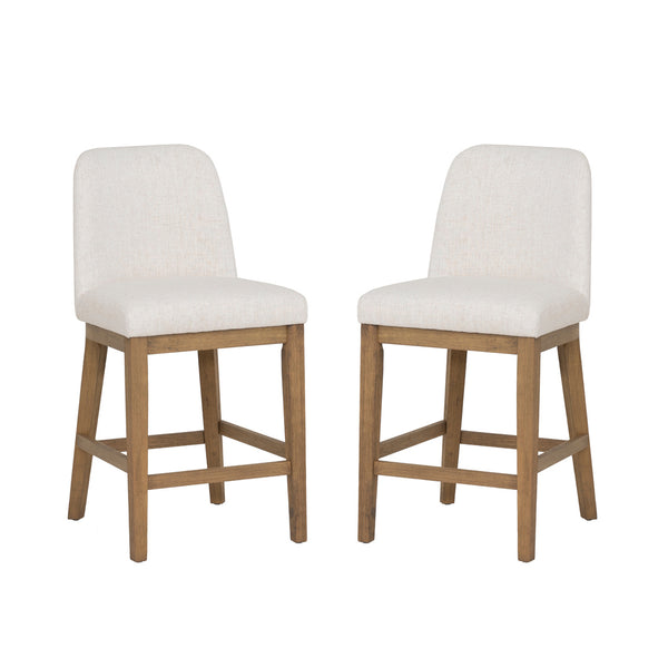 TORRES CRM UPHOLSTERED COUNTER STOOLS 239749CRM02ASU