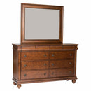  Liberty Furniture Industries Inc. Rustic Traditions Dresser Mirror 589-BR51 IMAGE 4