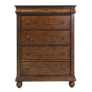  Liberty Furniture Industries Inc. Rustic Traditions 5-Drawer Chest 589-BR41 IMAGE 2