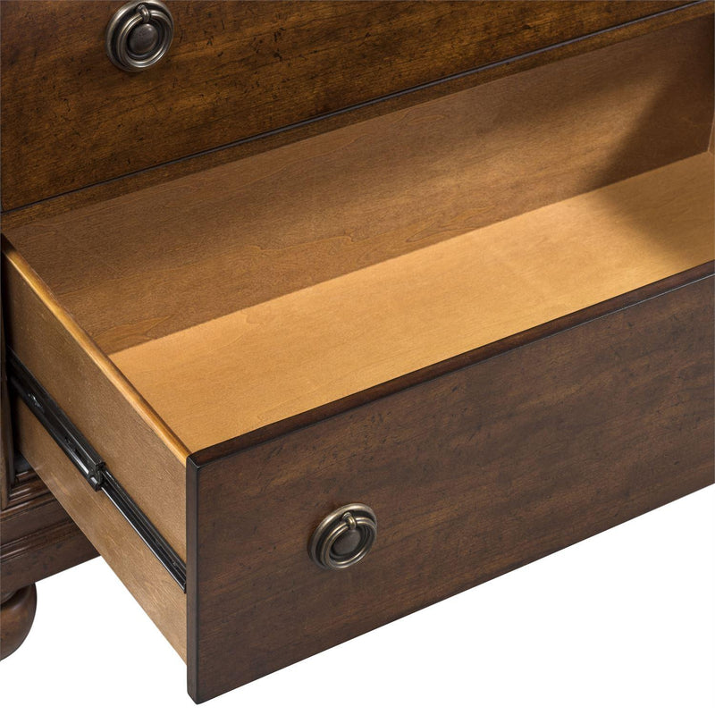  Liberty Furniture Industries Inc. Rustic Traditions 3-Drawer Nightstand 589-BR61 IMAGE 6