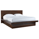 Coaster Furniture Jessica 200711KE Wood Eastern King LED Panel Bed - Cappuccino IMAGE 2