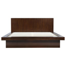 Coaster Furniture Jessica 200711KE Wood Eastern King LED Panel Bed - Cappuccino IMAGE 3