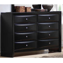 Coaster Furniture Briana 200703 8-Drawer Dresser - Black IMAGE 1