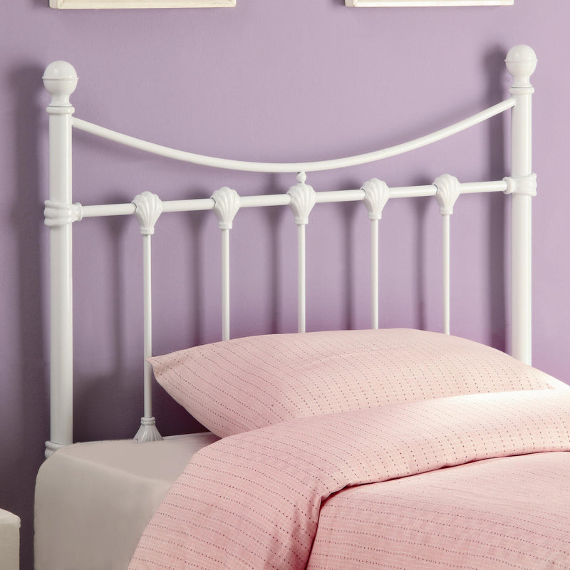 Coaster Furniture Marie 450101T Metal Twin Open Frame Headboard - White IMAGE 1