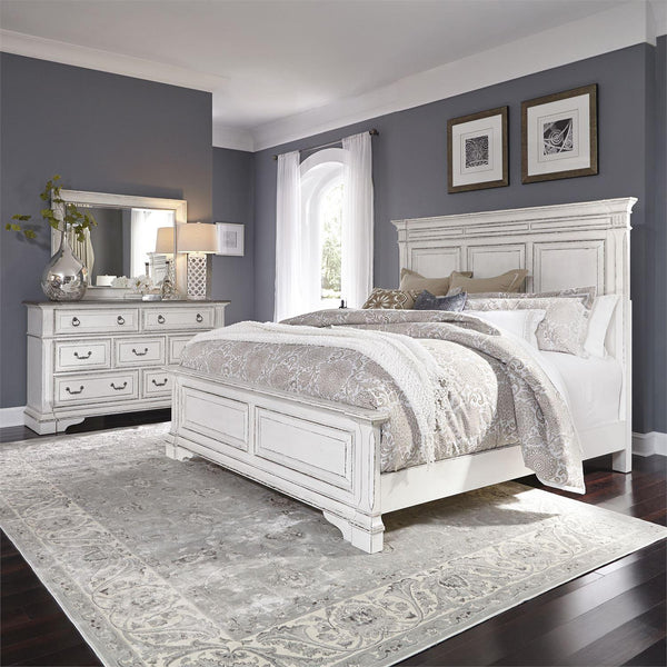  Liberty Furniture Industries Inc. Abbey Park 520-BR-QPBDM 5 pc Queen Panel Bedroom Set IMAGE 1