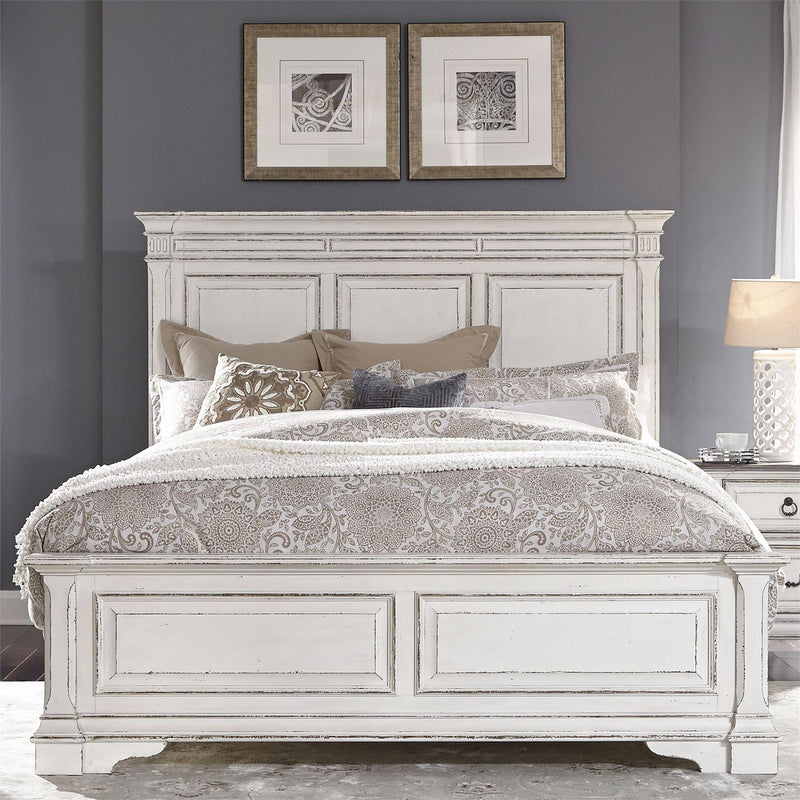  Liberty Furniture Industries Inc. Abbey Park 520-BR-QPBDM 5 pc Queen Panel Bedroom Set IMAGE 2