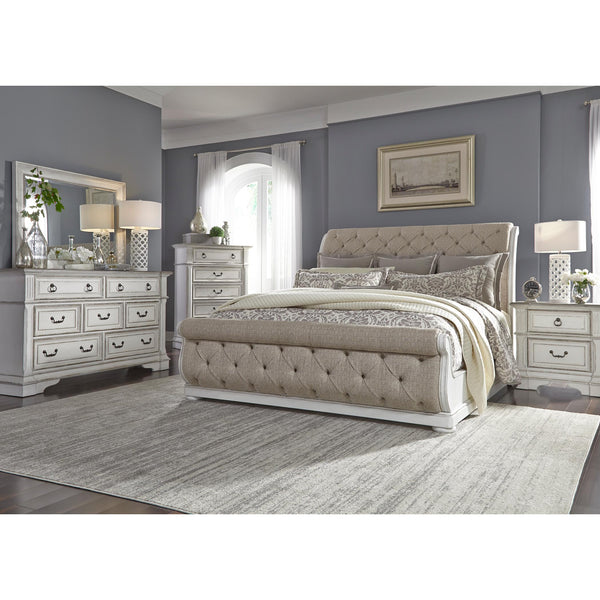  Liberty Furniture Industries Inc. Abbey Park 520-BR-KUSLDM 5 pc King Upholstered Sleigh Bedroom Set IMAGE 1
