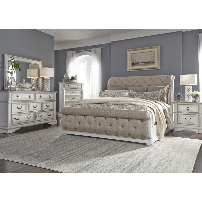  Liberty Furniture Industries Inc. Abbey Park 520-BR-KUSLDM 5 pc King Upholstered Sleigh Bedroom Set IMAGE 1