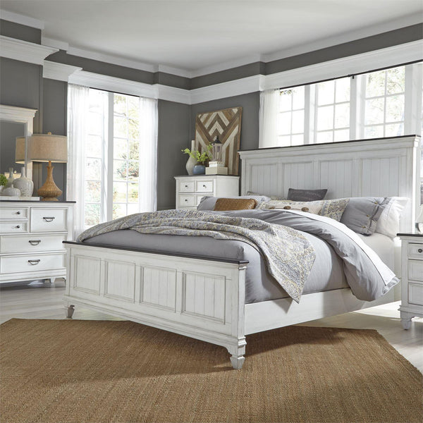  Liberty Furniture Industries Inc. Allyson Park 417-BR-KPBDMC 6 pc King Panel Bedroom Set IMAGE 1