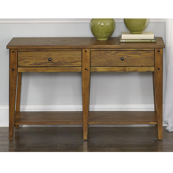  Liberty Furniture Industries Inc. Lake House Sofa Table 110-OT1030 IMAGE 1