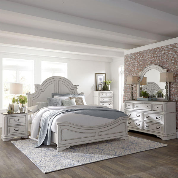  Liberty Furniture Industries Inc. Magnolia Manor 244-BR-KPBDMCN 7 pc King Panel Bedroom Set IMAGE 1