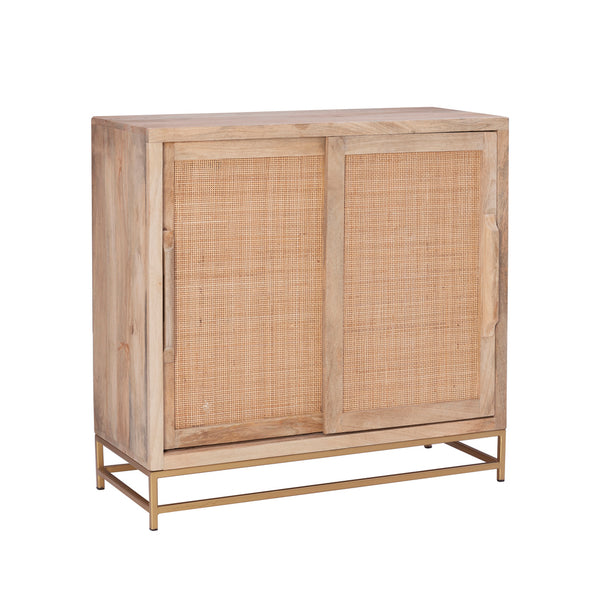 19A6017C1 RAPHAEL CANE CABINET TWO SLIDING DOORS