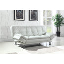 Coaster Furniture Dilleston 300291 Upholstered Tufted Convertible Sofa Bed - White IMAGE 3