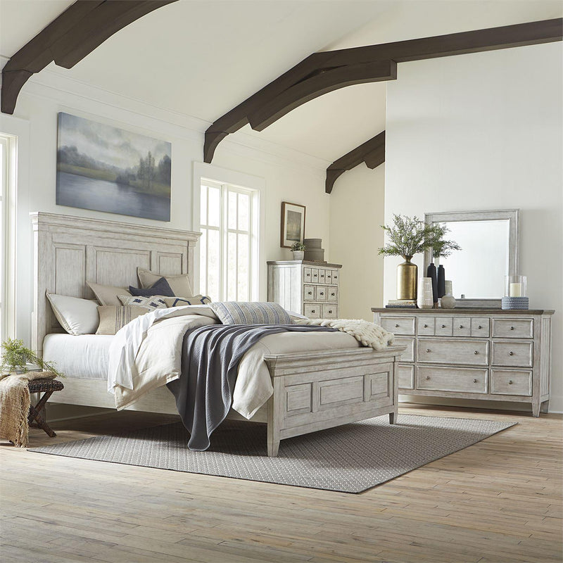 Liberty Furniture Industries Inc. Heartland 824-BR-KPBDMC 6 pc King Panel Bedroom Set IMAGE 1