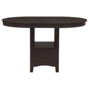 Coaster Furniture Lavon 102888 Oval 60-inch Extension Counter Dining Table - Espresso IMAGE 4