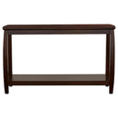 Coaster Furniture Dixon 701079 Wood Entryway Console Table with Shelf - Cappuccino IMAGE 2