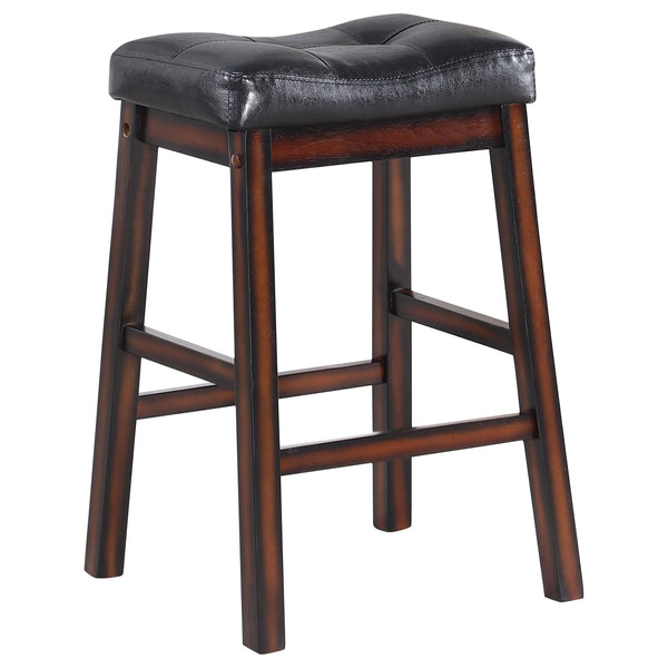 Coaster Furniture Donald 120519 Upholstered Counter Stool - Cappuccino (Set of 2) IMAGE 1