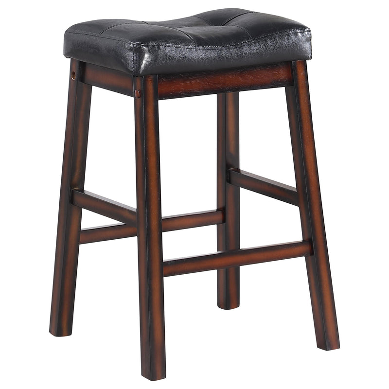 Coaster Furniture Donald 120519 Upholstered Counter Stool - Cappuccino (Set of 2) IMAGE 1