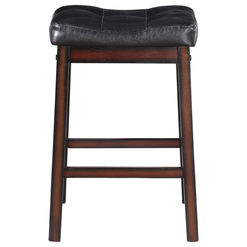 Coaster Furniture Donald 120519 Upholstered Counter Stool - Cappuccino (Set of 2) IMAGE 2