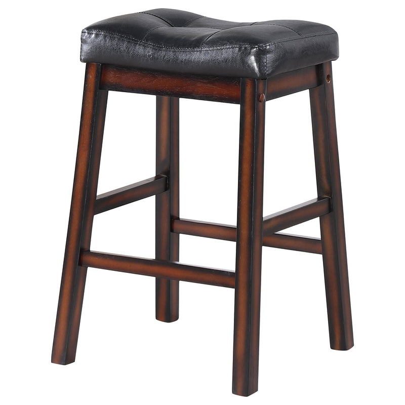 Coaster Furniture Donald 120519 Upholstered Counter Stool - Cappuccino (Set of 2) IMAGE 3