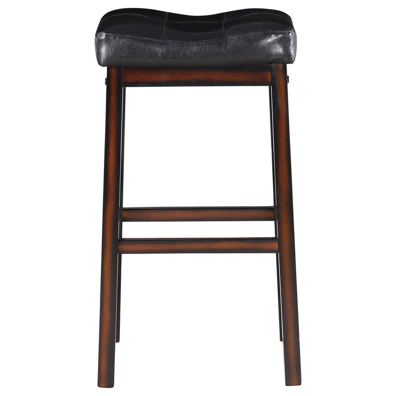 Coaster Furniture Donald 120520 Upholstered Bar Stool - Cappuccino (Set of 2) IMAGE 2