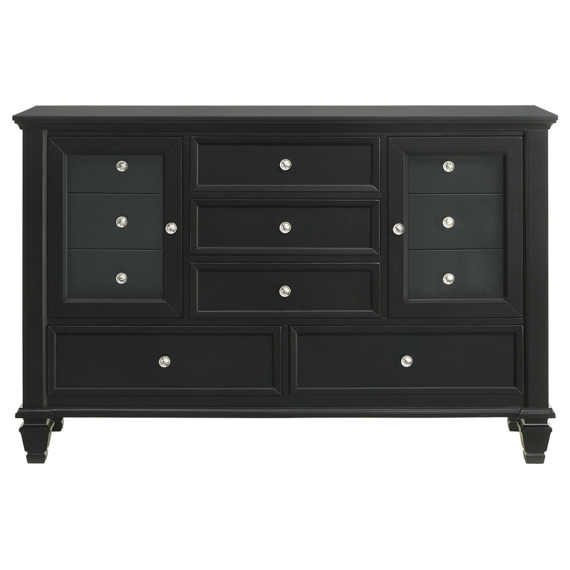Coaster Furniture Sandy Beach 201323 11-Drawer Dresser - Black IMAGE 2