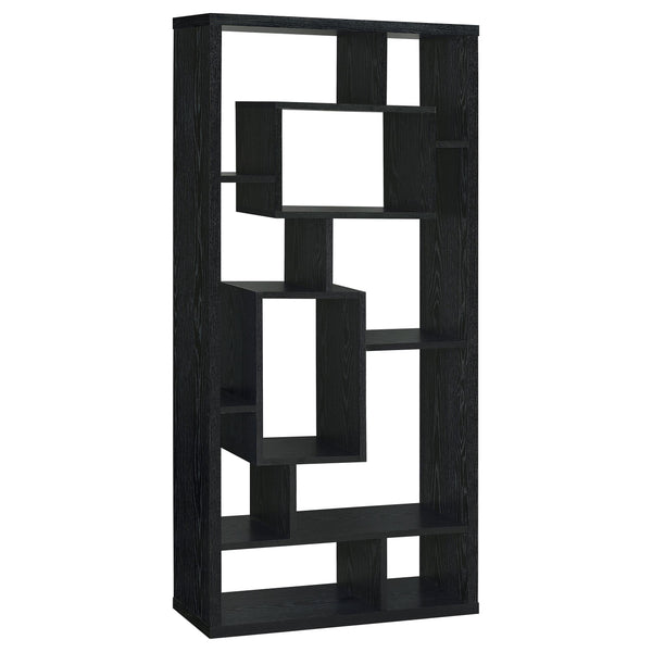 Coaster Furniture Linbrook 800262 67-inch 8-shelf Bookshelf - Black Oak IMAGE 1