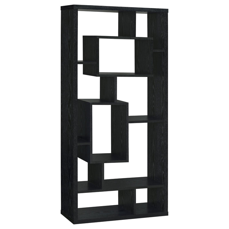 Coaster Furniture Linbrook 800262 67-inch 8-shelf Bookshelf - Black Oak IMAGE 1