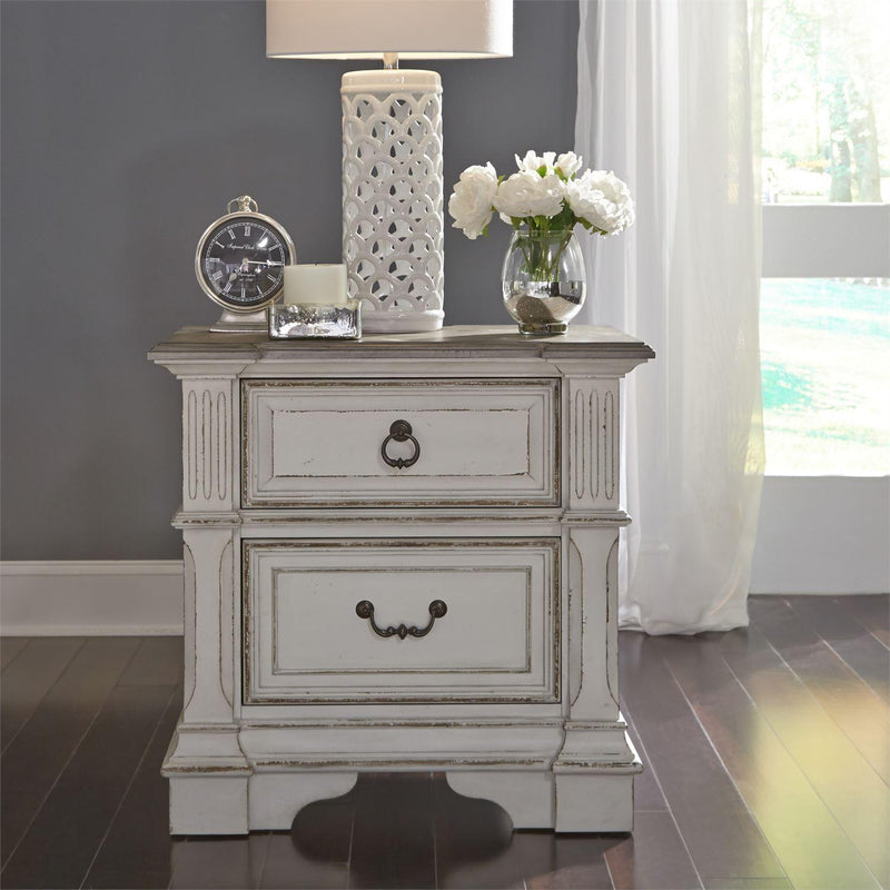  Liberty Furniture Industries Inc. Abbey Park 520-BR-CSLDMCN 7 pc California King Upholstered Sleigh Bedroom Set IMAGE 7