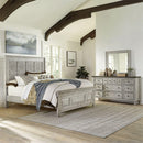  Liberty Furniture Industries Inc. Heartland 824-BR-OKPBDM 5 pc King Panel Bedroom Set IMAGE 1