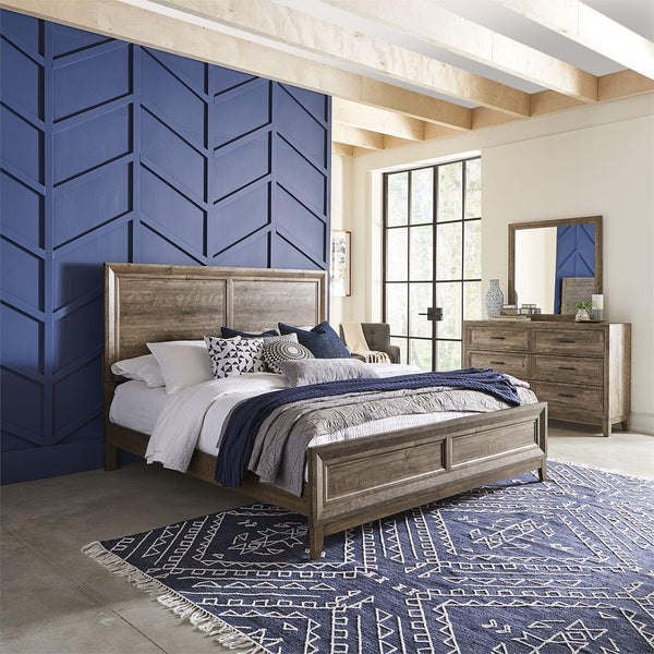  Liberty Furniture Industries Inc. Ridgecrest 384-BR-CPBDM 5 pc California King Panel Bedroom Set IMAGE 1
