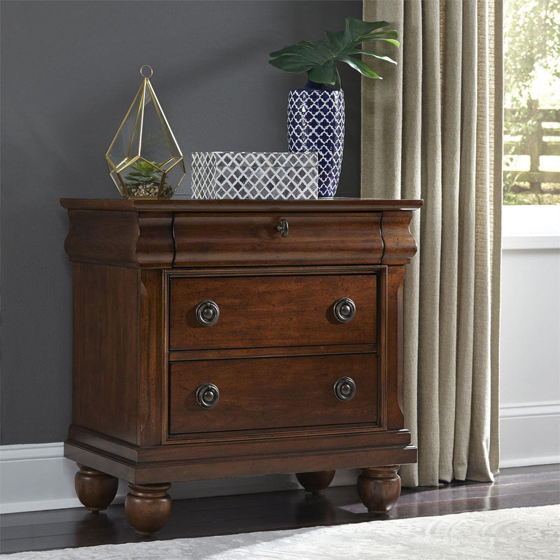  Liberty Furniture Industries Inc. Rustic Traditions 589-BR-KCSDMCN 7 pc California King Sleigh Bedroom Set IMAGE 7
