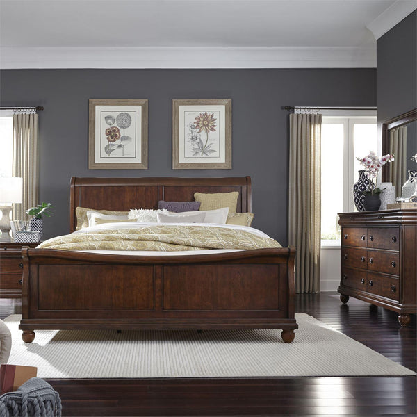  Liberty Furniture Industries Inc. Rustic Traditions 589-BR-KCSDMN 6 pc California King Sleigh Bedroom Set IMAGE 1