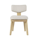 Auden Natural  48" Table + 4 Tate Natural Chairs