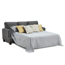Fusion Furniture Fabric Sofabed 2604 MAXWELL GRAY (DIJON) IMAGE 1