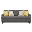 Fusion Furniture Fabric Sofabed 2604 MAXWELL GRAY (DIJON) IMAGE 2