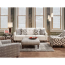 Fusion Furniture Stationary Fabric Sofa 3280BSugarshack Glacier IMAGE 3