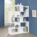 Coaster Furniture Hoover 800310 63-inch 5-shelf Bookshelf - White IMAGE 9