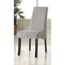 Coaster Furniture Stanton 102062 Velvet Upholstered Dining Side Chair - Grey (Set of 2) IMAGE 3