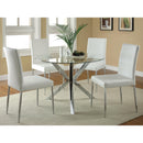 Coaster Furniture Maston 120767WHT Upholstered Dining Side Chair - White (Set of 4) IMAGE 4