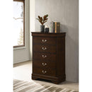 Coaster Furniture Louis Philippe 202415 5-Drawer Bedroom Chest - Cappuccino IMAGE 9