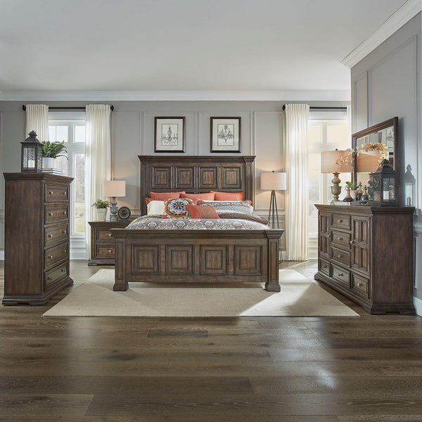  Liberty Furniture Industries Inc. Big Valley 361-BR-CPBDMCN 7 pc California King Panel Bedroom Set IMAGE 1