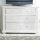  Liberty Furniture Industries Inc. Summer House I 6-Drawer Media Chest 607-BR45 IMAGE 1