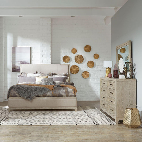  Liberty Furniture Industries Inc. Belmar 902-BR-CKUBDM 5 pc California King Upholstered Bedroom Set IMAGE 1
