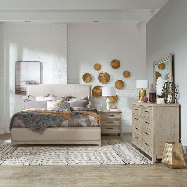  Liberty Furniture Industries Inc. Belmar 902-BR-CKUBDMN 6 pc California King Upholstered Bedroom Set IMAGE 1