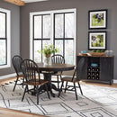  Liberty Furniture Industries Inc. Carolina Crossing 186B-CD-5PDS 5 pc Dining Set IMAGE 1