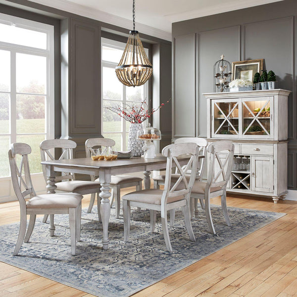  Liberty Furniture Industries Inc. Ocean Isle 303W-CD-7RLS 7 pc Dining Set IMAGE 1