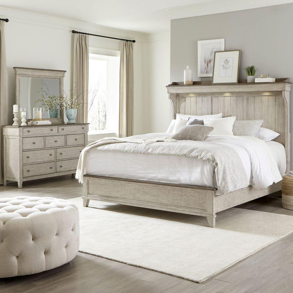 Liberty Furniture Industries Inc. Ivy Hollow 457-BR-KMTDM 5 pc King Mantle Bedroom Set IMAGE 1