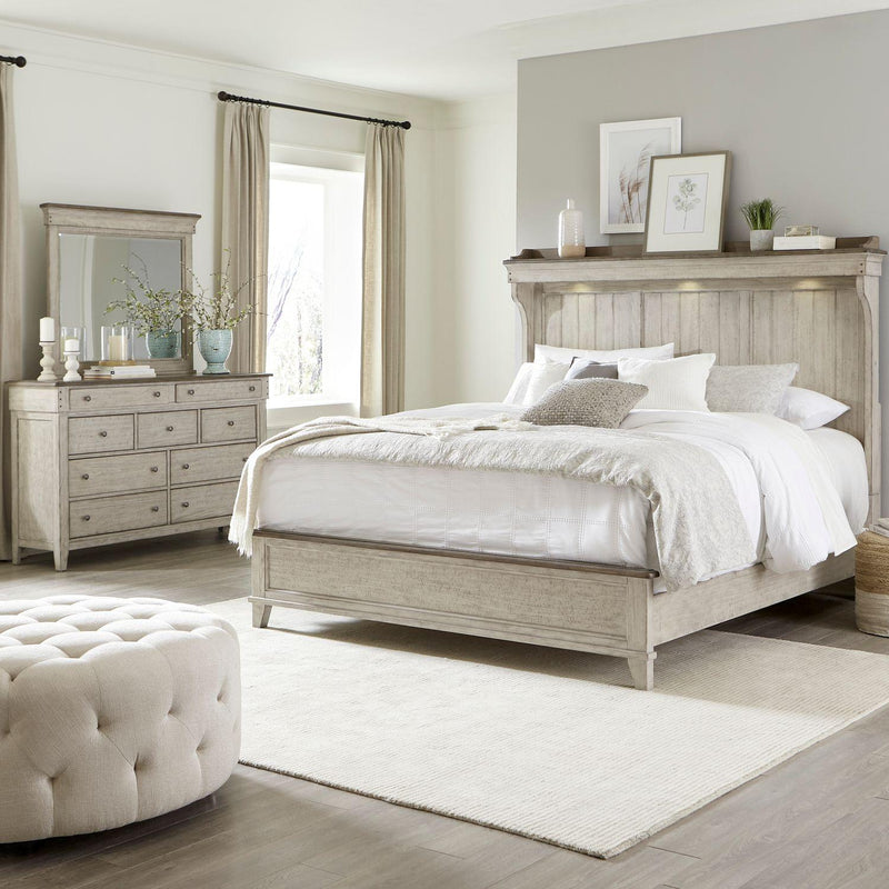  Liberty Furniture Industries Inc. Ivy Hollow 457-BR-KMTDM 5 pc King Mantle Bedroom Set IMAGE 1